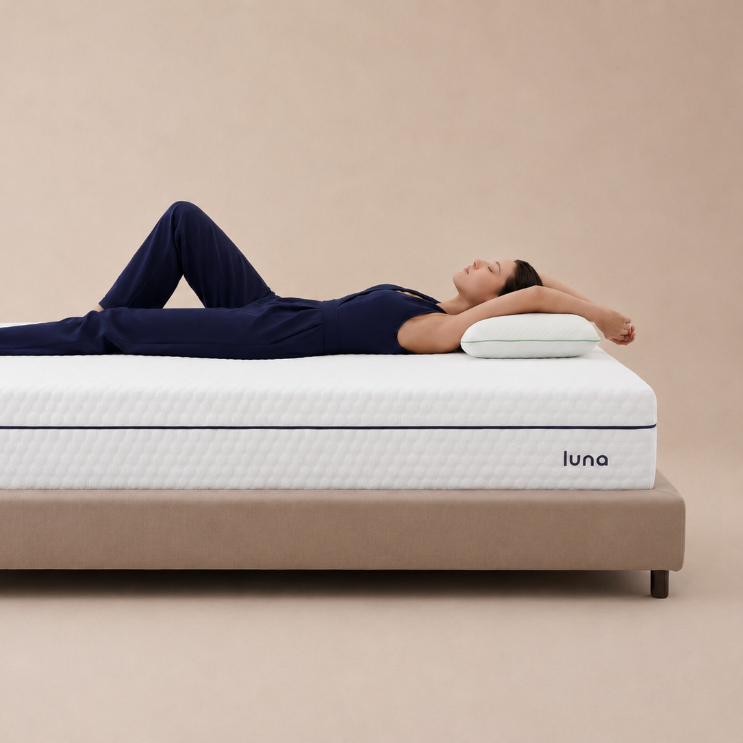 Luna mattress targeted pressure relief for lower back and hips
