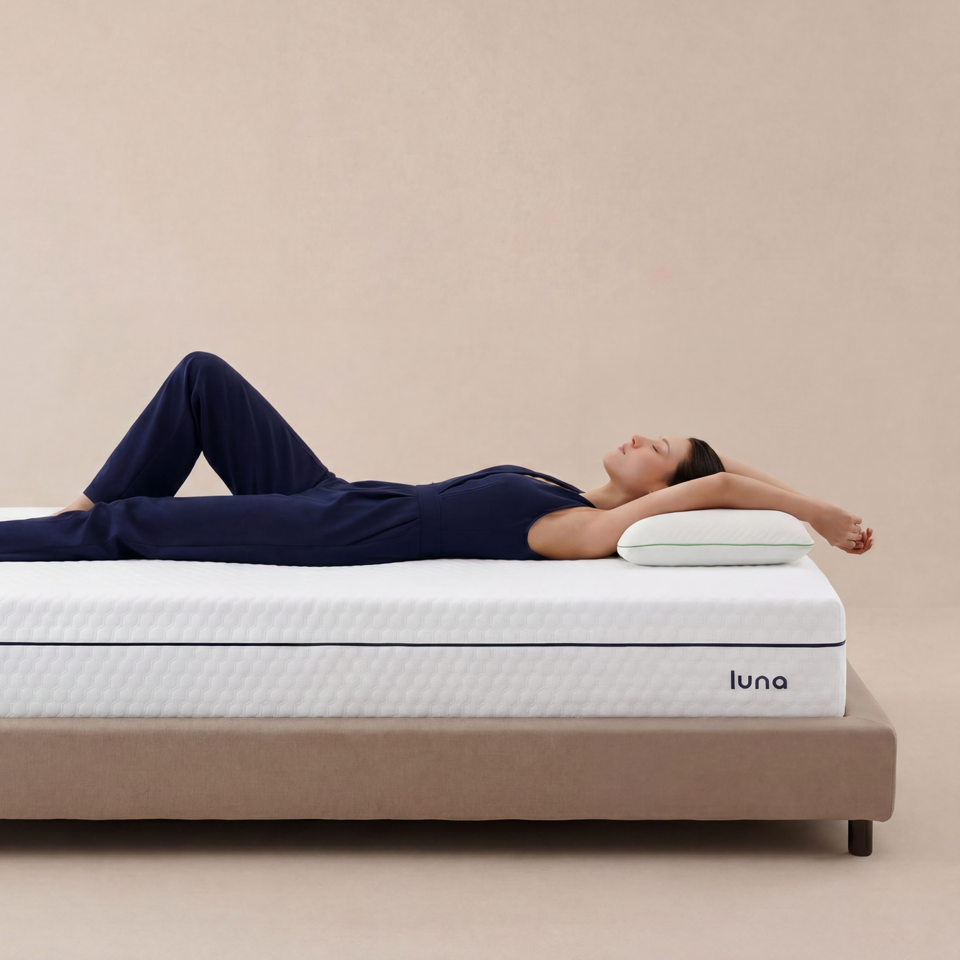 Luna mattress targeted pressure relief for lower back and hips